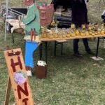 Honigstand auf einem Markt